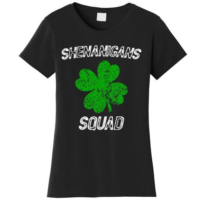 Shenanigans Squad Funny st patrick green saint irish  Women's T-Shirt