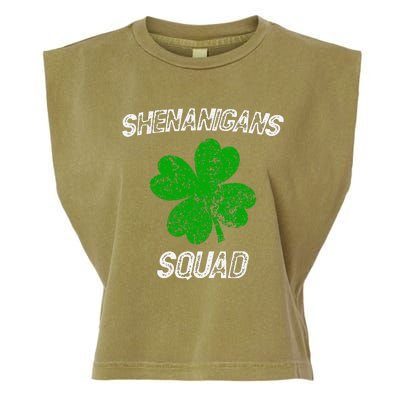 Shenanigans Squad Funny st patrick green saint irish  Garment-Dyed Women's Muscle Tee