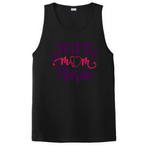 Sarcastic Saying Funny Wife Mom Nurse Gift PosiCharge Competitor Tank