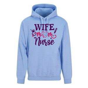 Sarcastic Saying Funny Wife Mom Nurse Gift Unisex Surf Hoodie