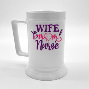 Sarcastic Saying Funny Wife Mom Nurse Gift Beer Stein