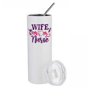 Sarcastic Saying Funny Wife Mom Nurse Gift Stainless Steel Tumbler