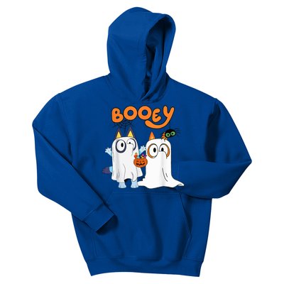 Spooky Season Funny Ghost Booey Halloween Kids Hoodie