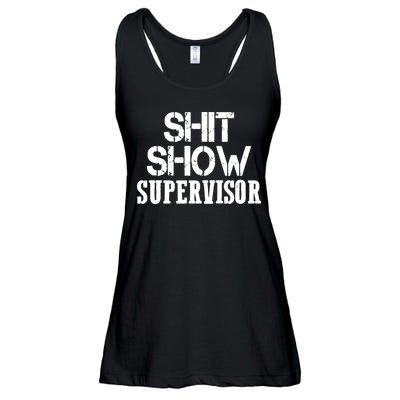 ShitShow Supervisor Funny Tee Ladies Essential Flowy Tank