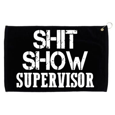 ShitShow Supervisor Funny Tee Grommeted Golf Towel