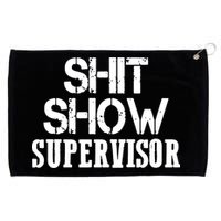 ShitShow Supervisor Funny Tee Grommeted Golf Towel