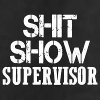 ShitShow Supervisor Funny Tee Microfiber Hand Towel
