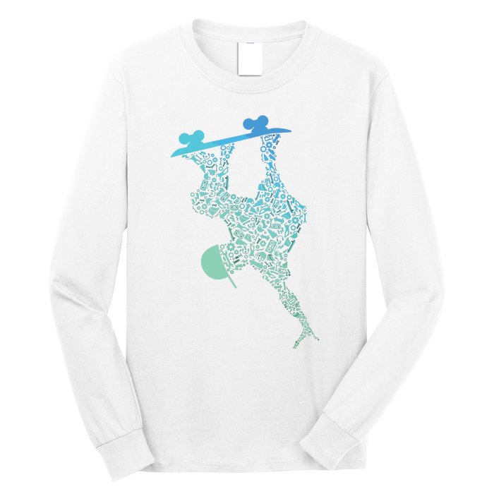 Skateboarding Shirts For Boy Skater Gear Skateboard Long Sleeve Shirt