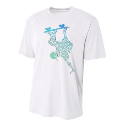 Skateboarding Shirts For Boy Skater Gear Skateboard Performance Sprint T-Shirt