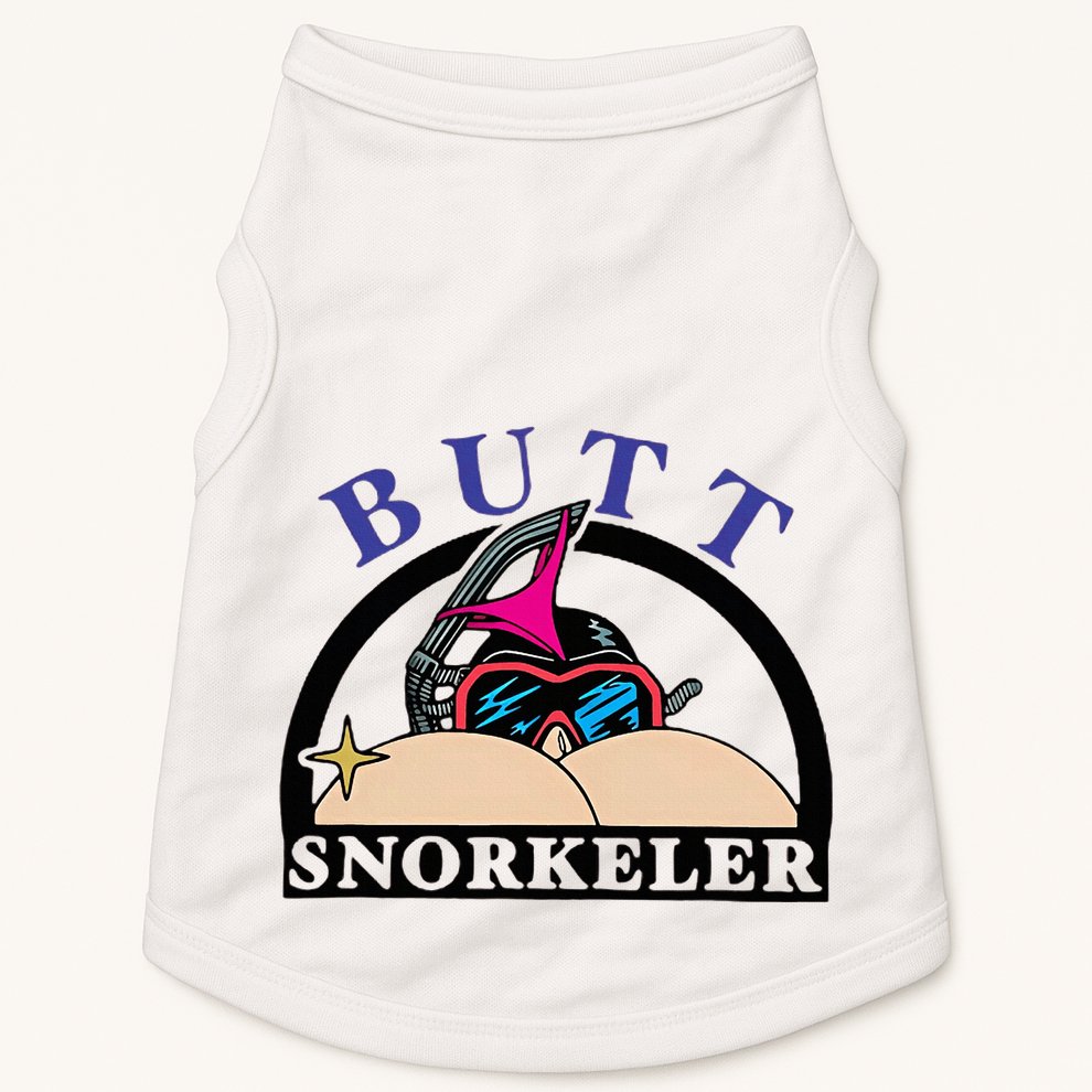 Snorkel Squad Funny Bum Snorkeler 69 Dult Humor Sarcasm Doggie Tank