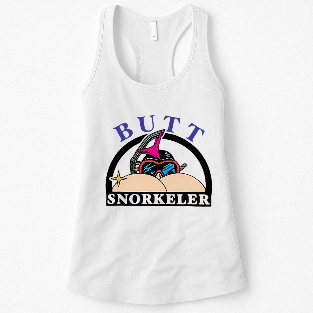 Snorkel Squad Funny Bum Snorkeler 69 Dult Humor Sarcasm Womens Tank Top