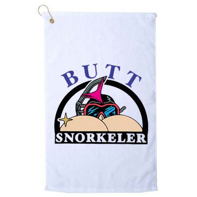 Snorkel Squad Funny Bum Snorkeler 69 Dult Humor Sarcasm Golf Towel