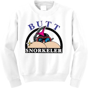 Snorkel Squad Funny Bum Snorkeler 69 Dult Humor Sarcasm Kids Sweatshirt