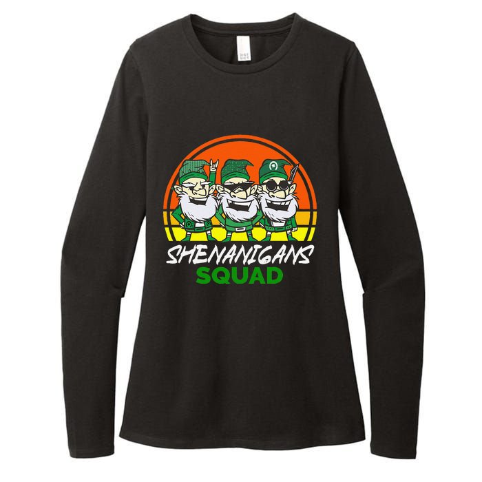 Shenanigans Squad Funny Gnomes st patrick green irish Womens CVC Long Sleeve Shirt