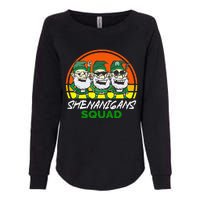 Shenanigans Squad Funny Gnomes st patrick green irish Womens California Wash Sweatshirt