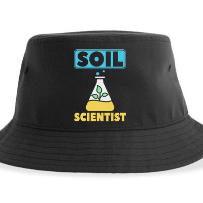 Soil Scientist Farmer Soil Science Agriculturists Funny Gift Sustainable Bucket Hat