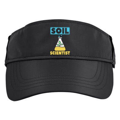 Soil Scientist Farmer Soil Science Agriculturists Funny Gift Adult Drive Performance Visor