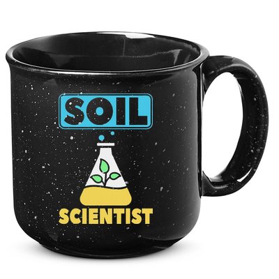 Soil Scientist Farmer Soil Science Agriculturists Funny Gift 15oz Campfire Ceramic Mug