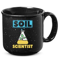 Soil Scientist Farmer Soil Science Agriculturists Funny Gift 15oz Campfire Ceramic Mug