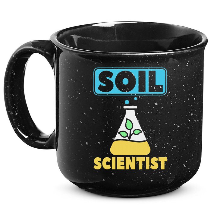 Soil Scientist Farmer Soil Science Agriculturists Funny Gift 15oz Campfire Ceramic Mug