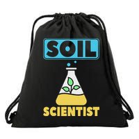 Soil Scientist Farmer Soil Science Agriculturists Funny Gift Drawstring Bag