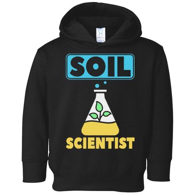 Soil Scientist Farmer Soil Science Agriculturists Funny Gift Toddler Hoodie