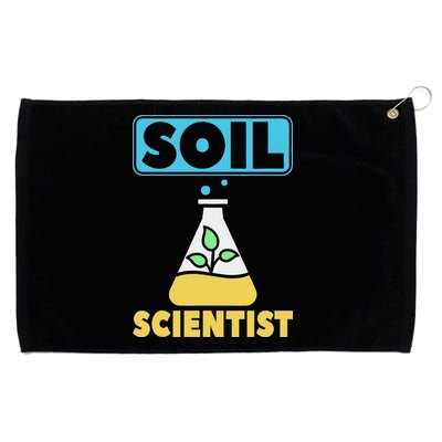Soil Scientist Farmer Soil Science Agriculturists Funny Gift Grommeted Golf Towel