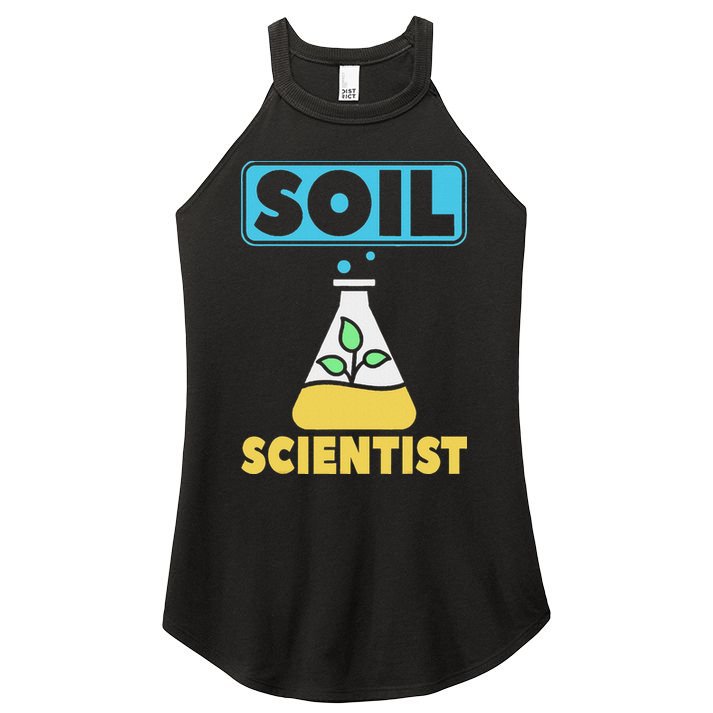 Soil Scientist Farmer Soil Science Agriculturists Funny Gift Women's Perfect Tri Rocker Tank
