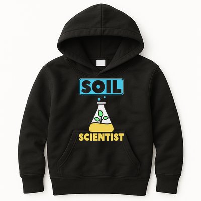 Soil Scientist Farmer Soil Science Agriculturists Funny Gift Kids Hoodie