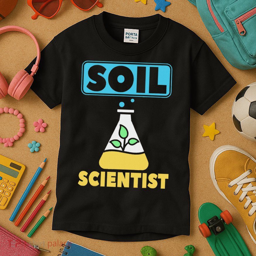 Soil Scientist Farmer Soil Science Agriculturists Funny Gift Kids T-Shirt