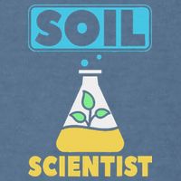 Soil Scientist Farmer Soil Science Agriculturists Funny Gift Garment-Dyed Sweatshirt