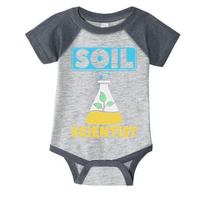 Soil Scientist Farmer Soil Science Agriculturists Funny Gift Infant Baby Jersey Bodysuit