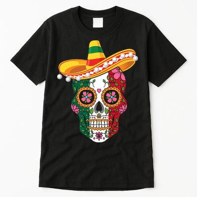 SUGAR SKULL FUNNY CINCO DE MAYO T Tall T-Shirt
