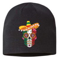 SUGAR SKULL FUNNY CINCO DE MAYO T Sustainable Beanie