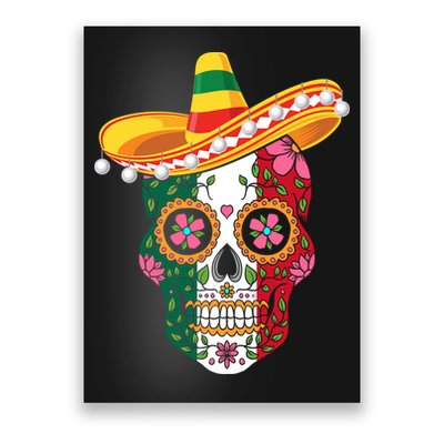 SUGAR SKULL FUNNY CINCO DE MAYO T Poster