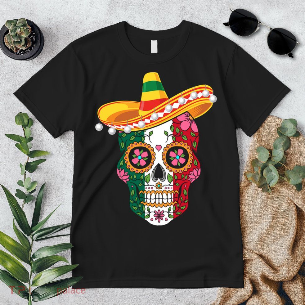 SUGAR SKULL FUNNY CINCO DE MAYO T Premium T-Shirt
