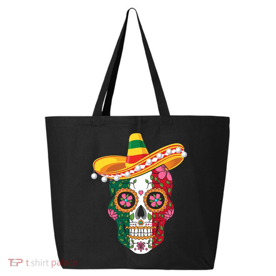 SUGAR SKULL FUNNY CINCO DE MAYO T 25L Jumbo Tote