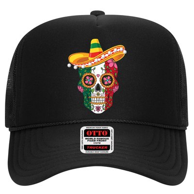 SUGAR SKULL FUNNY CINCO DE MAYO T Trucker Hat