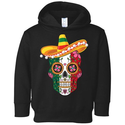 SUGAR SKULL FUNNY CINCO DE MAYO T Toddler Hoodie
