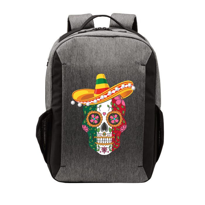 SUGAR SKULL FUNNY CINCO DE MAYO T Vector Backpack