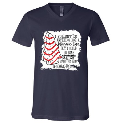 Sketchy Stuff For Some Christmas Tree Cakes Classic V-Neck T-Shirt