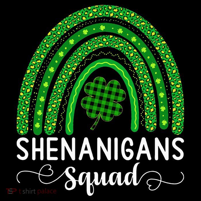 Shenanigans Squad Funny St Patricks Day Shamrock Flexfit Unipanel Trucker Cap