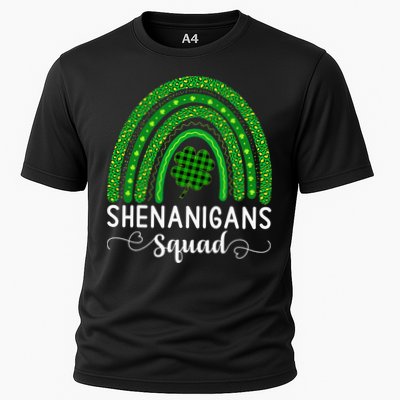Shenanigans Squad Funny St Patricks Day Shamrock Performance Shirt