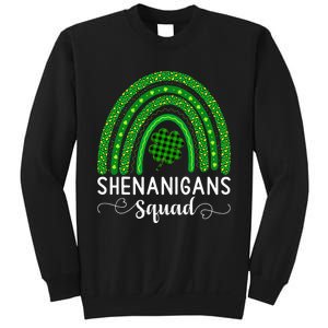 Shenanigans Squad Funny St Patricks Day Shamrock Sweatshirt