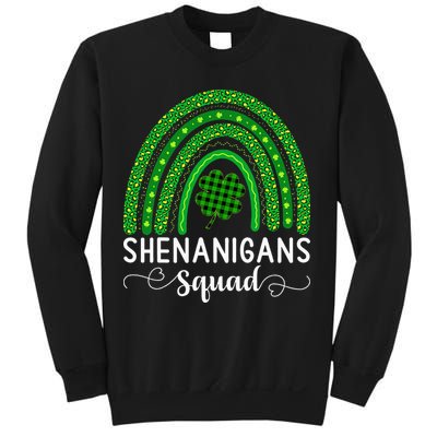 Shenanigans Squad Funny St Patricks Day Shamrock Sweatshirt
