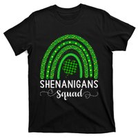 Shenanigans Squad Funny St Patricks Day Shamrock T-Shirt