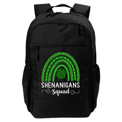 Shenanigans Squad Funny St Patricks Day Shamrock Backpack