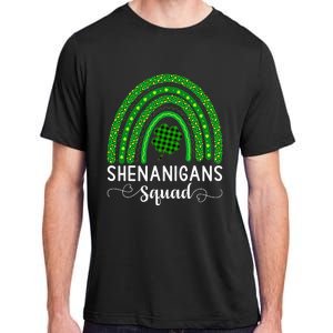 Shenanigans Squad Funny St Patricks Day Shamrock Adult ChromaSoft Performance T-Shirt