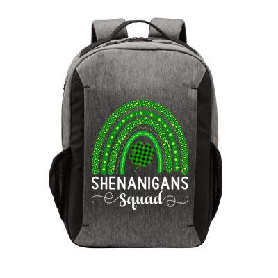 Shenanigans Squad Funny St Patricks Day Shamrock Vector Backpack