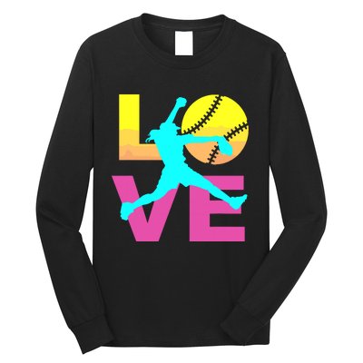 Softball Shirts For Girl Love Long Sleeve Shirt